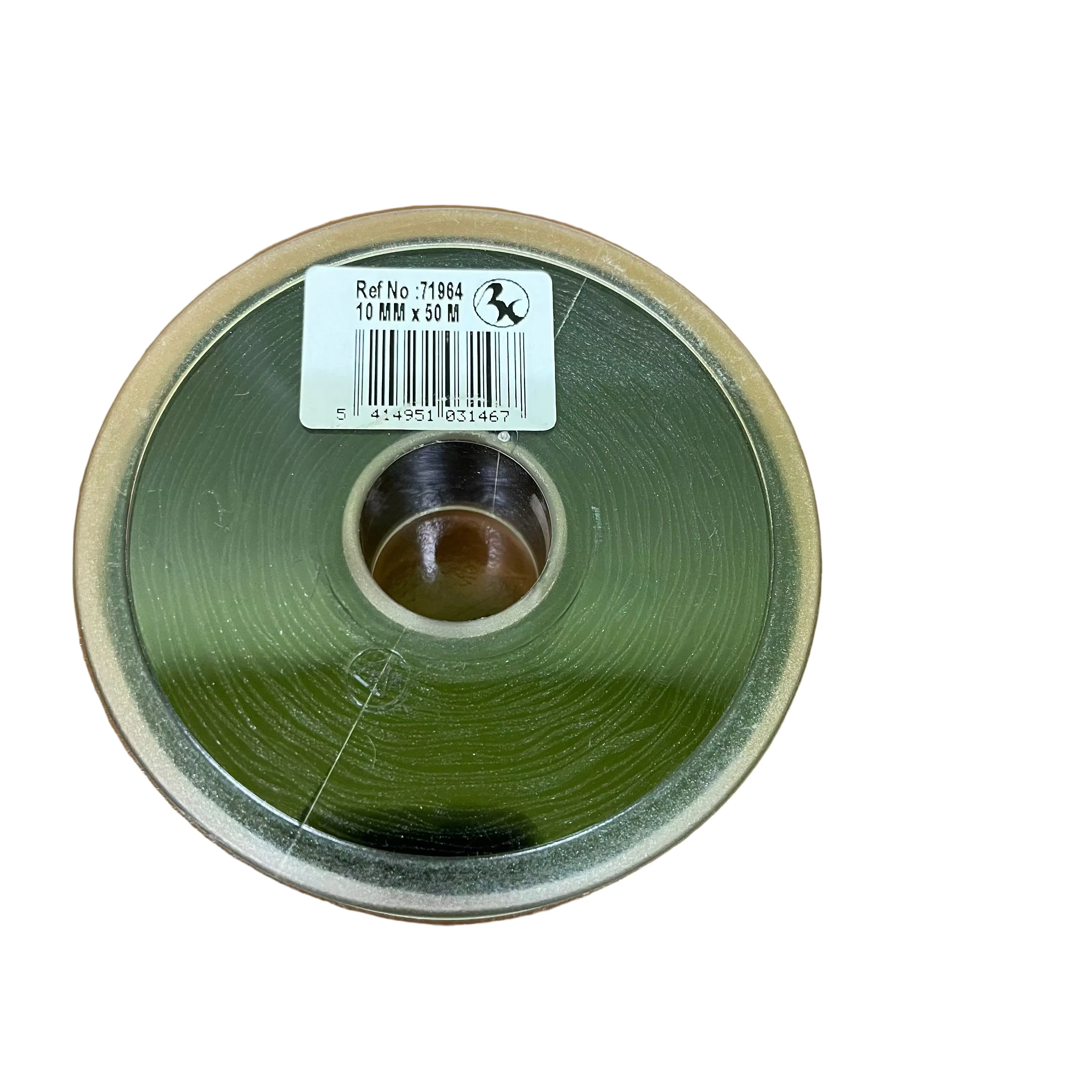 Bobine Ruban NOIR Voile Bord Satin 10mm x 50m