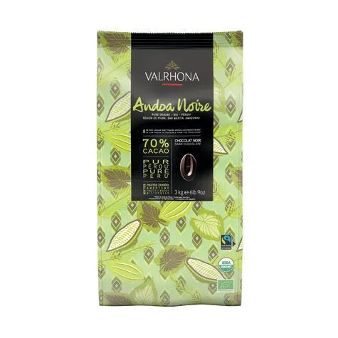 Chocolat Noir Andoa 70% Valrhona Bio - Chocolat de Couverture Pérou