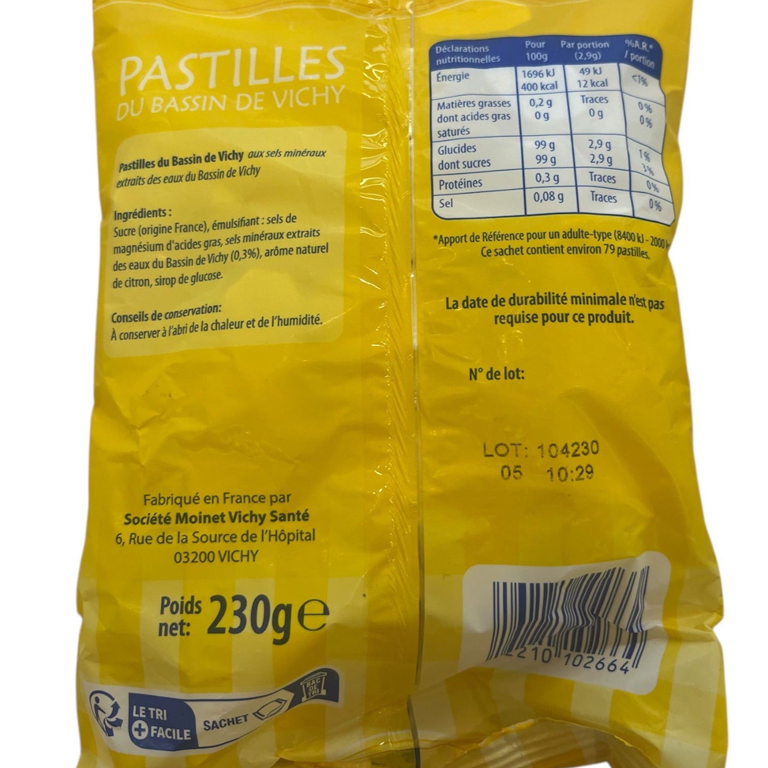 Pastilles de VICHY Citron