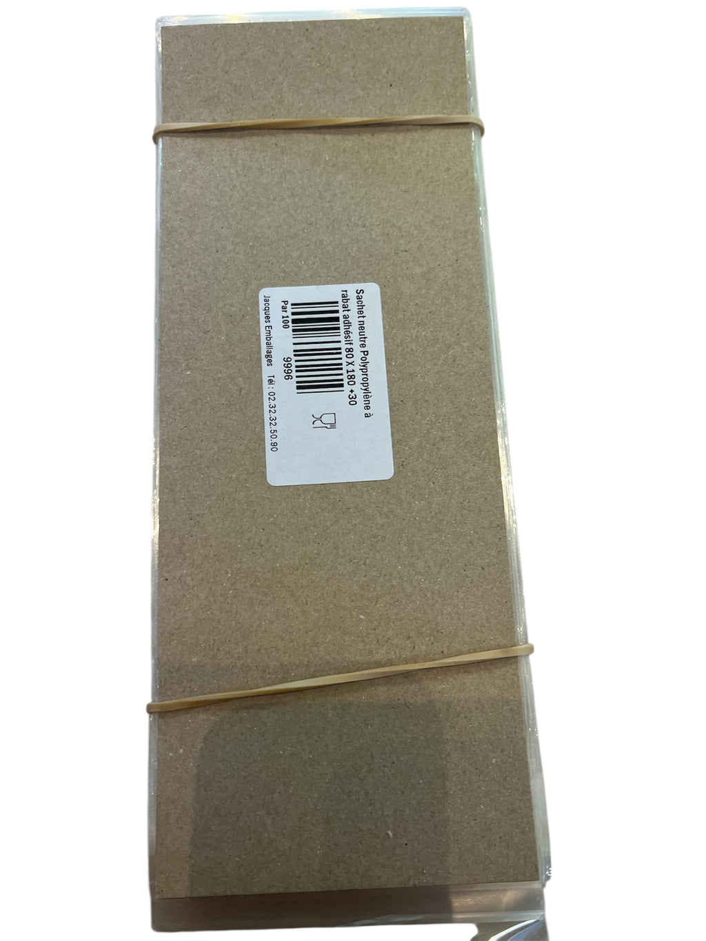 Sachet Emballage 80x180mm - Lot de 10 pour Tablettes Chocolat