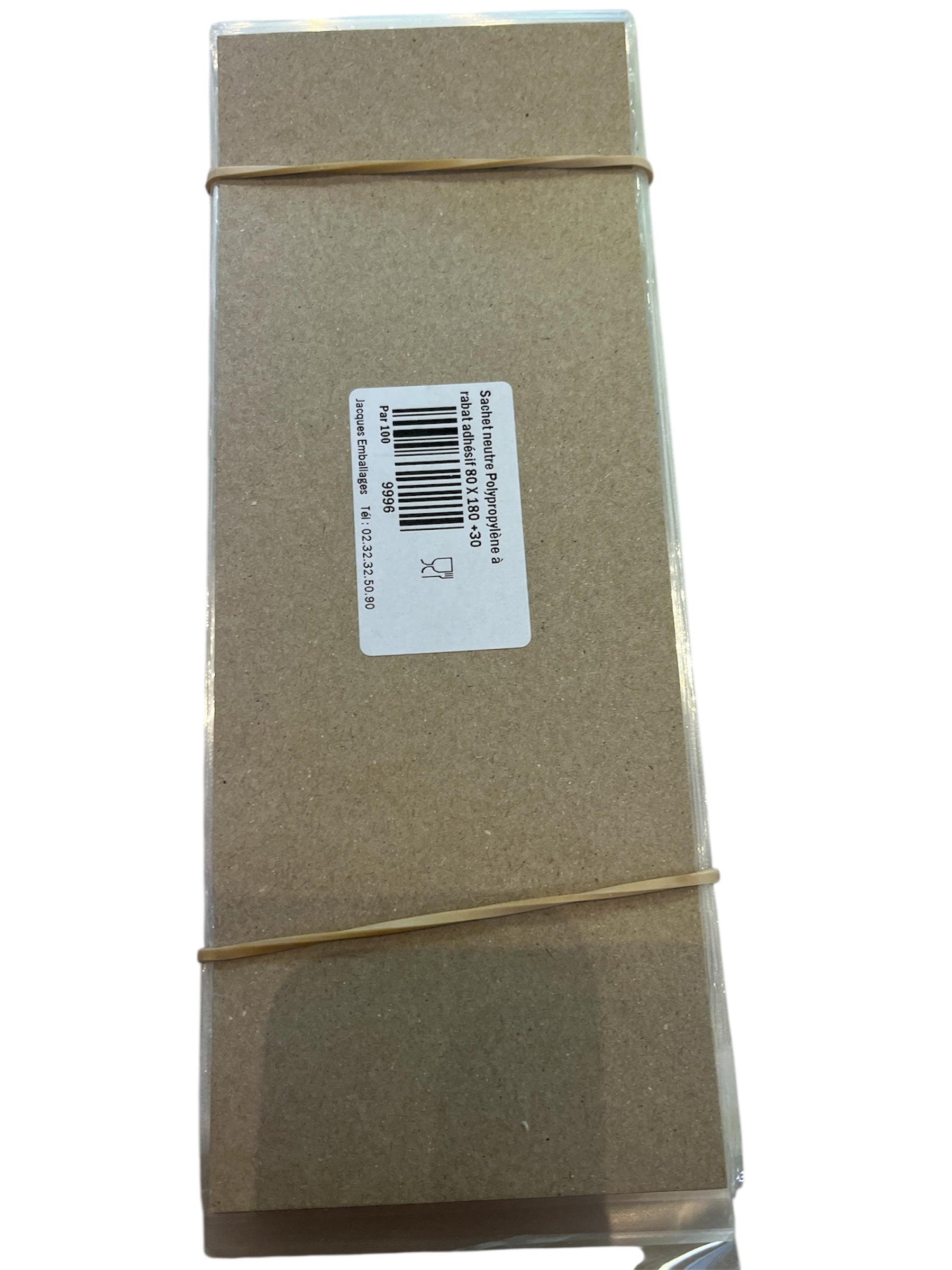 Sachet Emballage 80x180mm - Lot de 10 pour Tablettes Chocolat