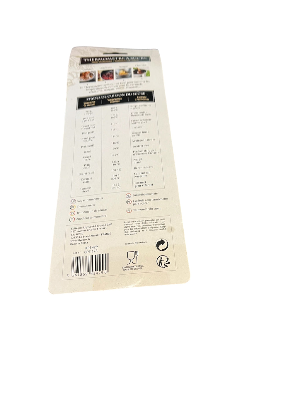 Thermomètre à sucre