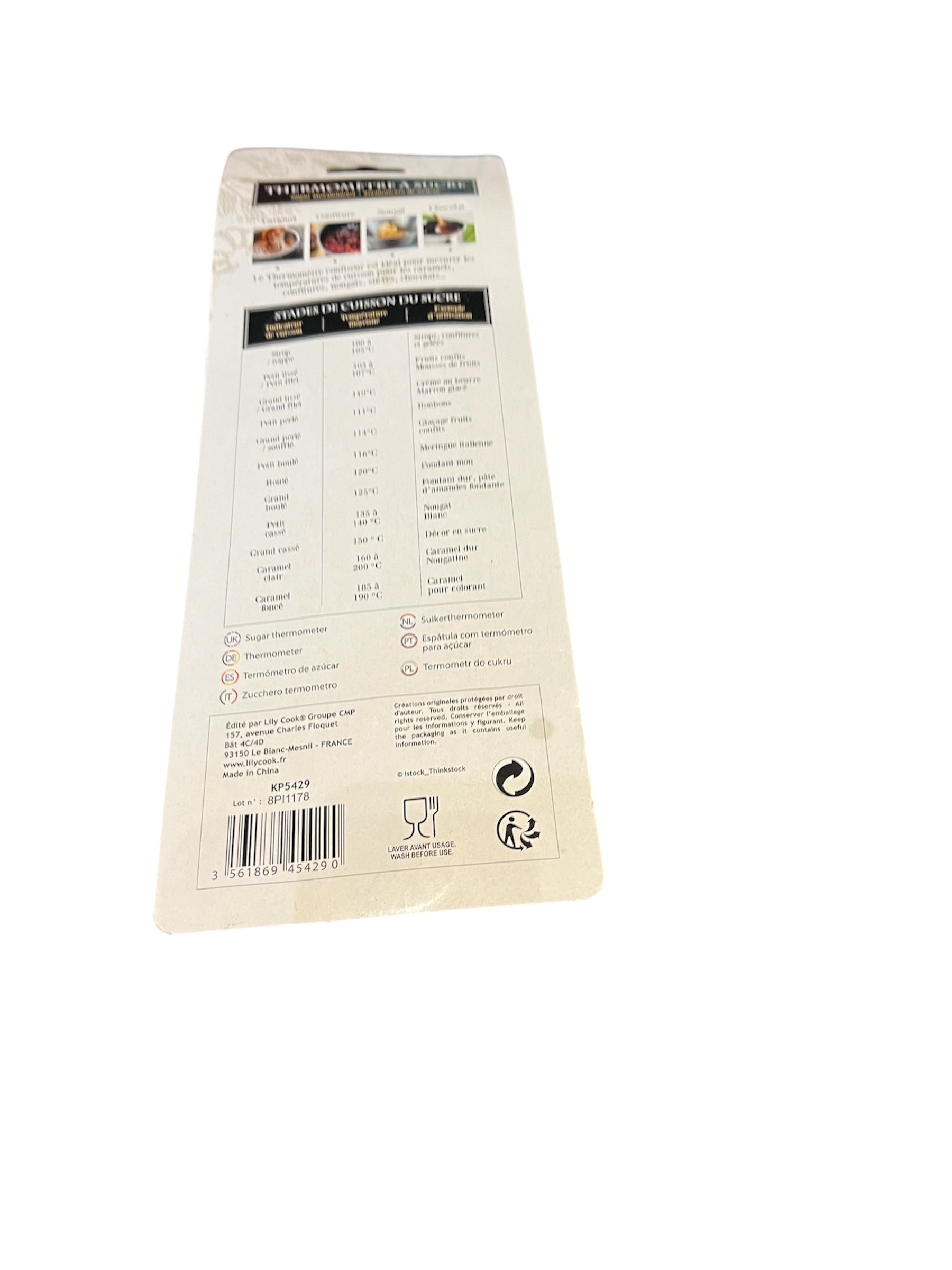 Thermomètre à sucre