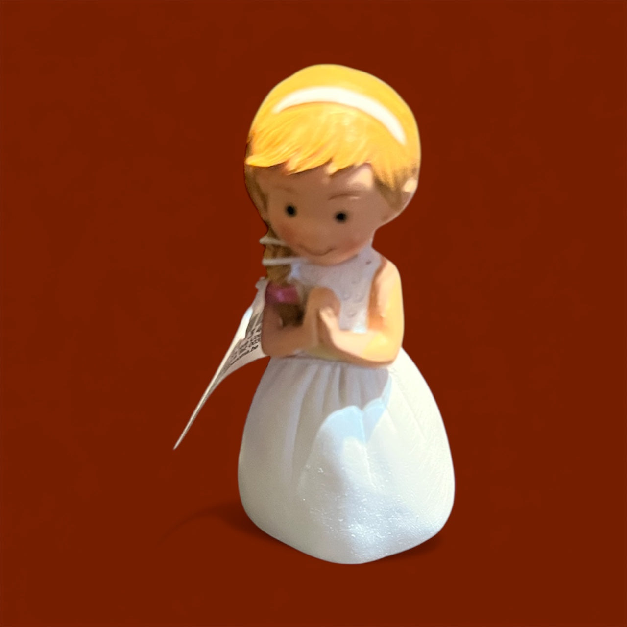 Figurine Fillette Communion 6 cm - Décoration Gâteau Communion | JuliePatisShop