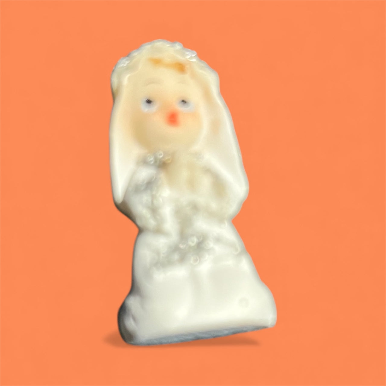 Figurine Fille Communion 4 cm - Décoration Gâteau Communion